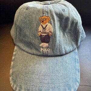 Polo Ralph Lauren Denim Bear Hat - NWT